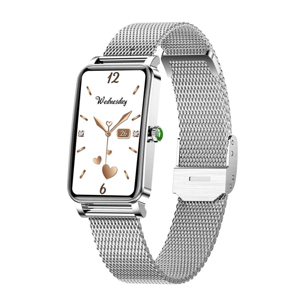 Elegant Bracelet Smart Watch with Women's Health and Fitness Tracking