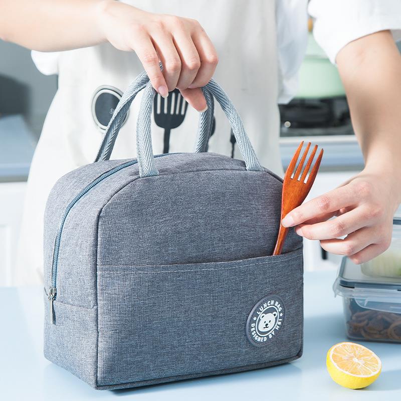 Cooler Insulated Canvas Lunch Bag