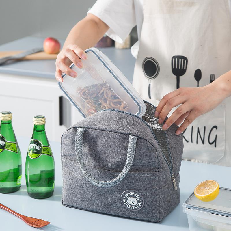 Cooler Insulated Canvas Lunch Bag