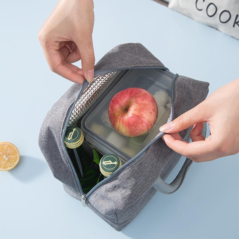 Cooler Insulated Canvas Lunch Bag