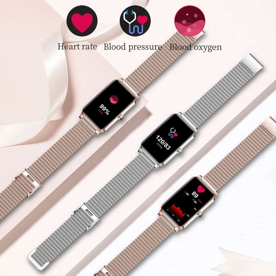 Elegant Bracelet Smart Watch with Women's Health and Fitness Tracking