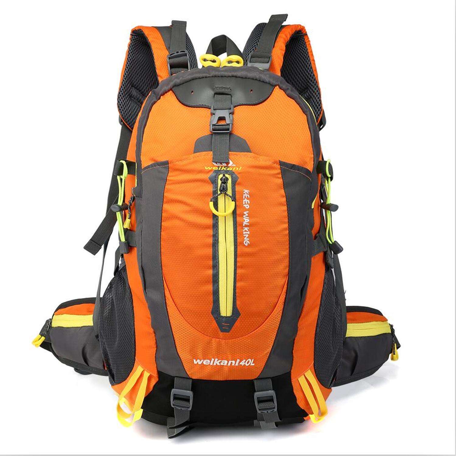 40L Colourful Waterproof Backpack for Hiking, Climbing or Camping