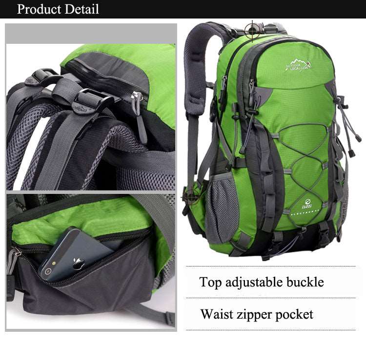 GearPro 40L Waterproof Backpack: Adventure in Style