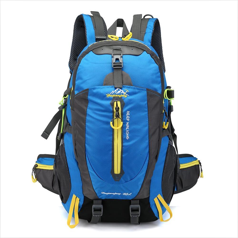 40L Colourful Waterproof Backpack for Hiking, Climbing or Camping