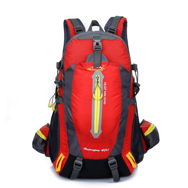 40L Colourful Waterproof Backpack for Hiking, Climbing or Camping