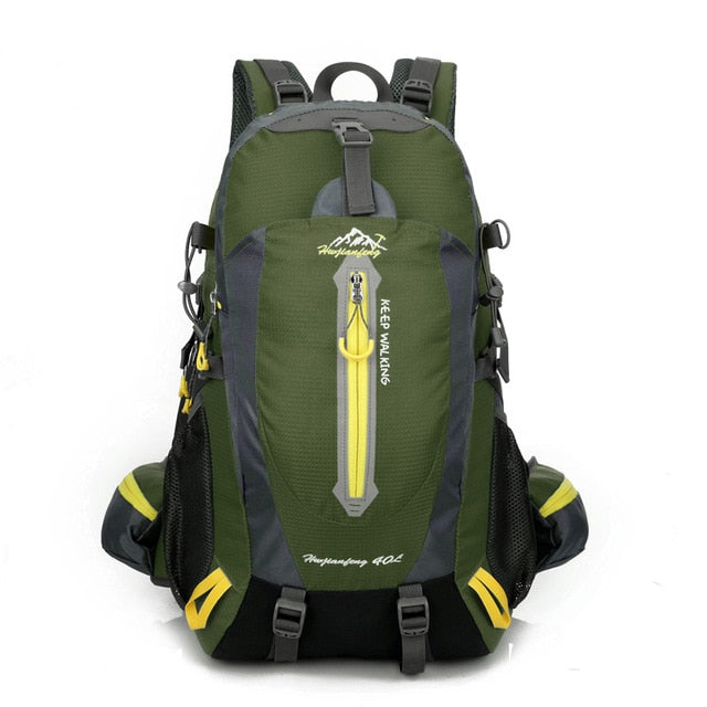 40L Colourful Waterproof Backpack for Hiking, Climbing or Camping